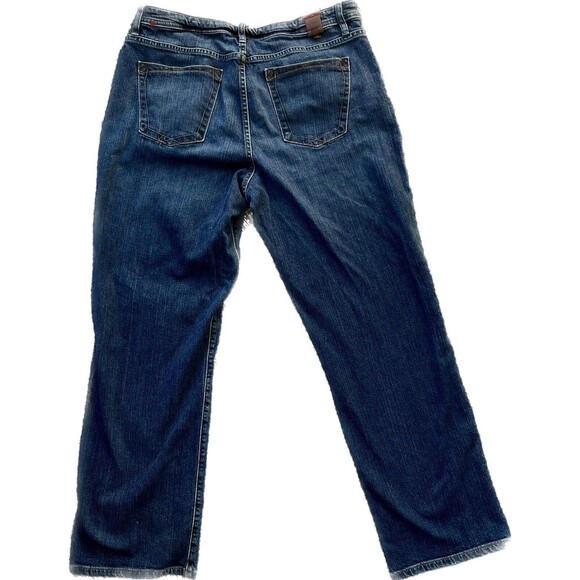 WORN Jeans Mens 38x34 Straight Leg Medium-wash Agedenim - Picture 2 of 10